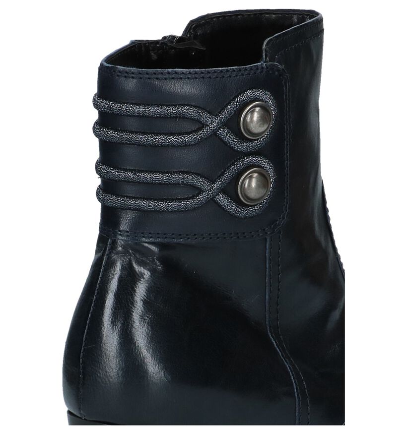 Gabor Best Fitting Bottillons en Bleu foncé en cuir (231298)