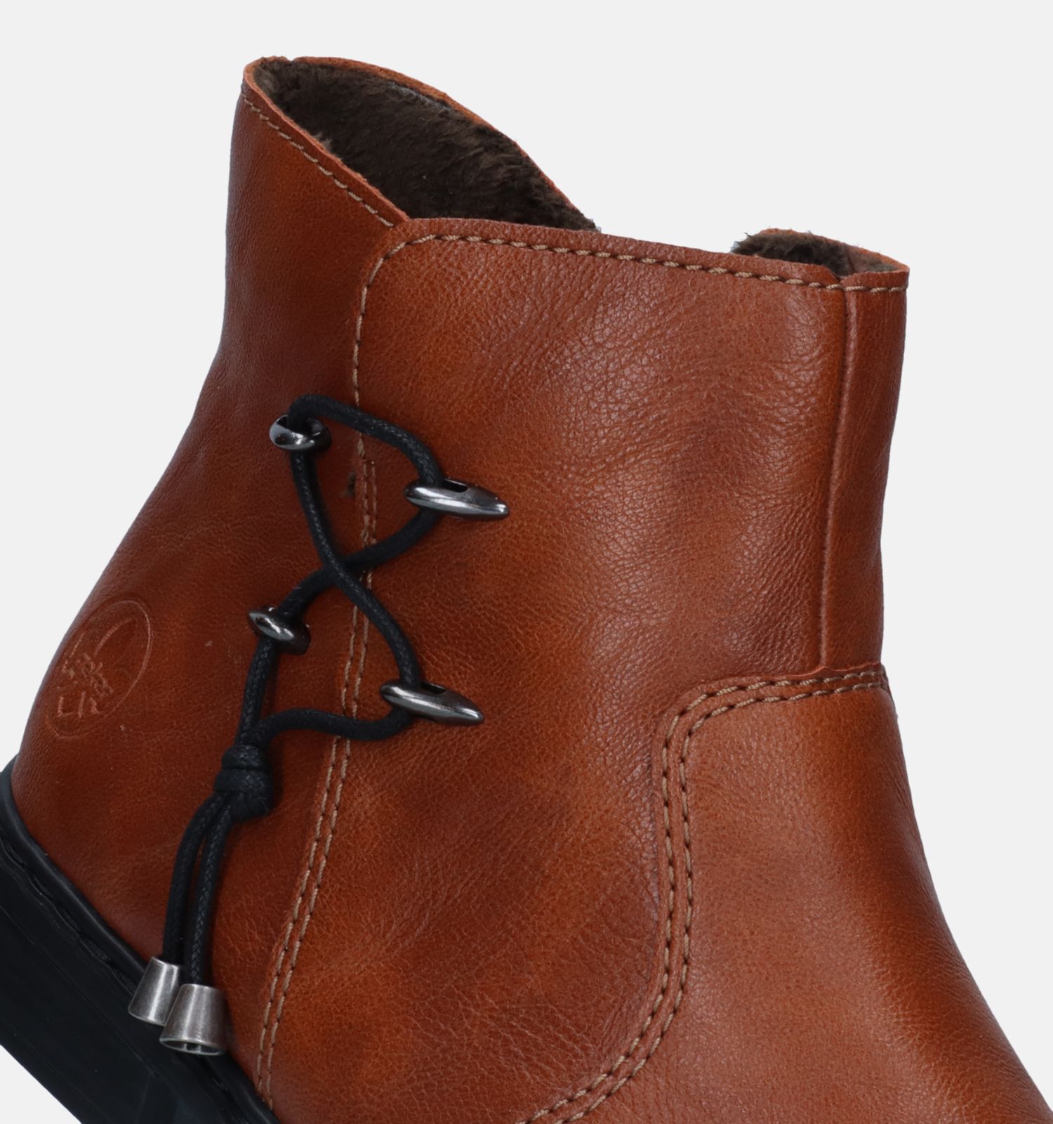 Rieker Cognac Enkellaarzen | Dames Enkellaarsjes | Online op TORFS.BE