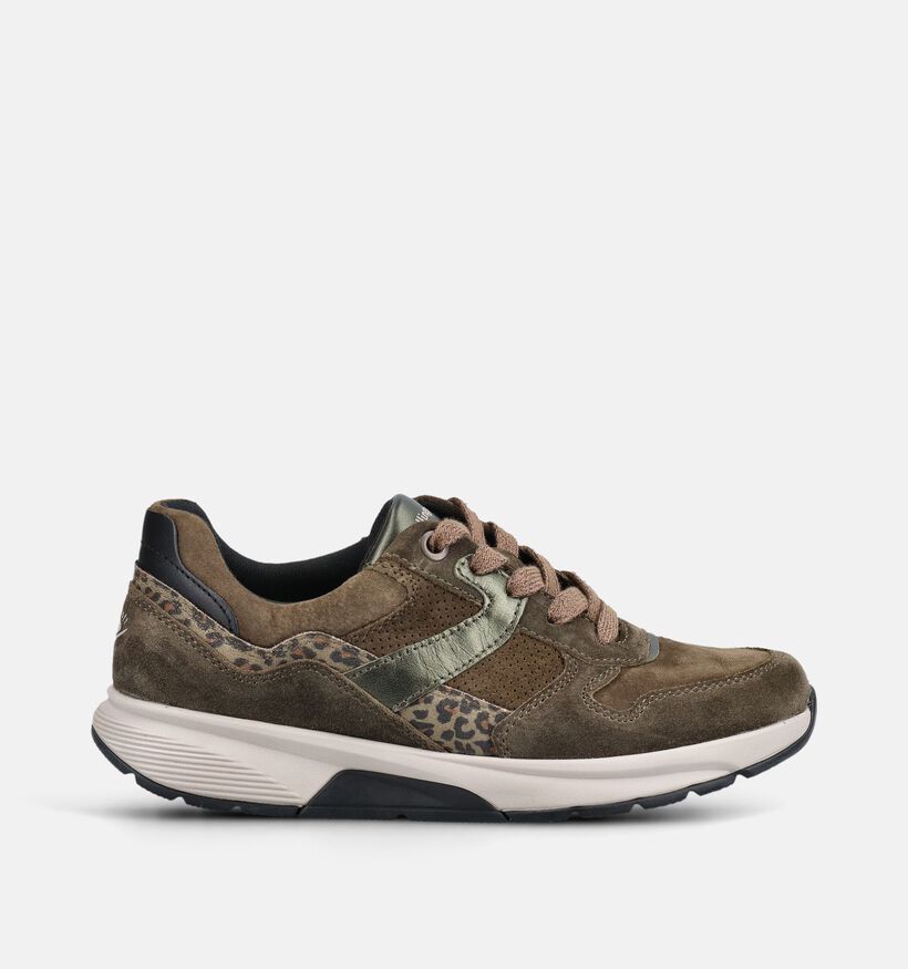Gabor Kakigroene Sneakers voor dames (376943) - geschikt voor steunzolen