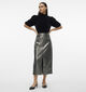 Vero Moda Camilla Jupe mi-longue en Gris pour femmes (349062)