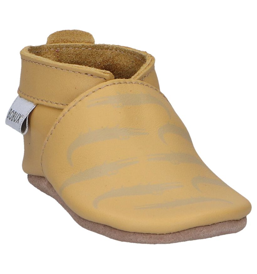 Bobux Chaussons bébé en Jaune en cuir (261094)