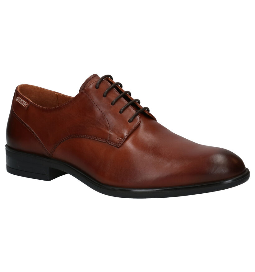 Pikolinos Bristol Cognac Geklede Veterschoenen in leer (289163)