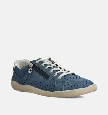 Relife Chaussures plates Beige/Bleu