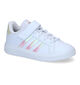 adidas Grand Court 2.0 Witte Sneakers voor meisjes (315008) - geschikt voor steunzolen