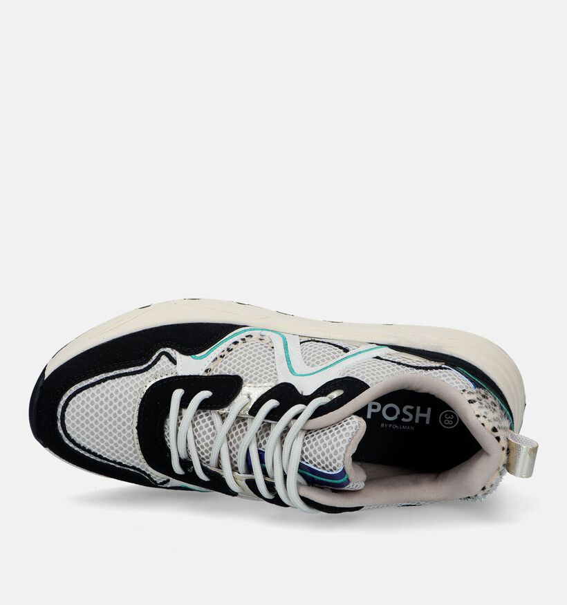 Poelman Baskets casual en Noir pour femmes (332749)