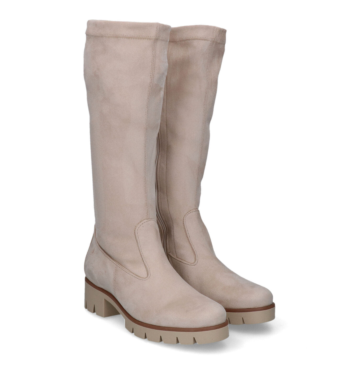 Gabor Best Fitting Beige Laarzen Dames Laarzen Online op TORFS.BE