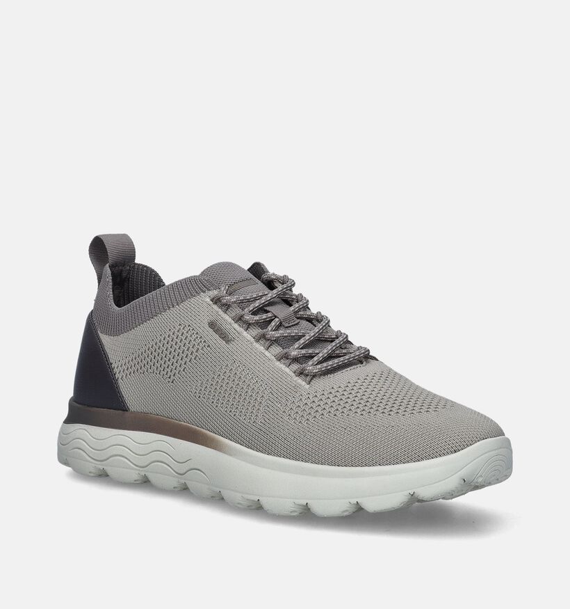 Geox Spherica Chaussures à lacets en Taupe pour hommes (351621)