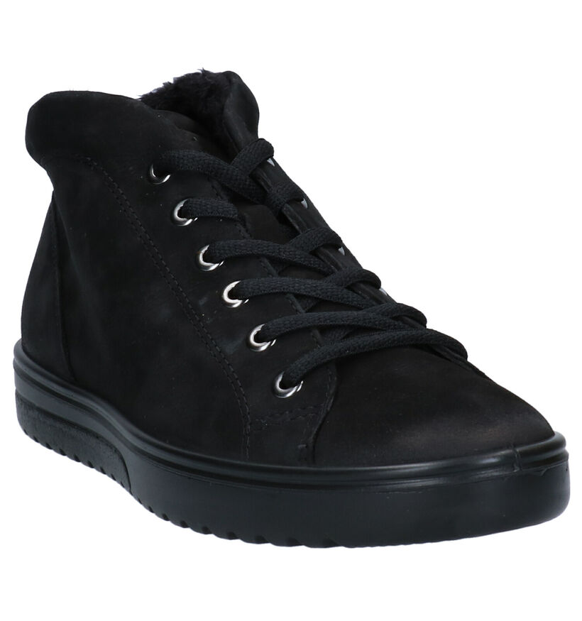 ECCO Fara Zwarte Bottines in nubuck (280882)