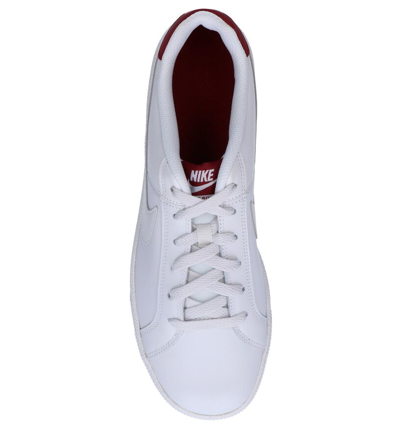 Nike Court Royale Baskets en Blanc en cuir (262194)