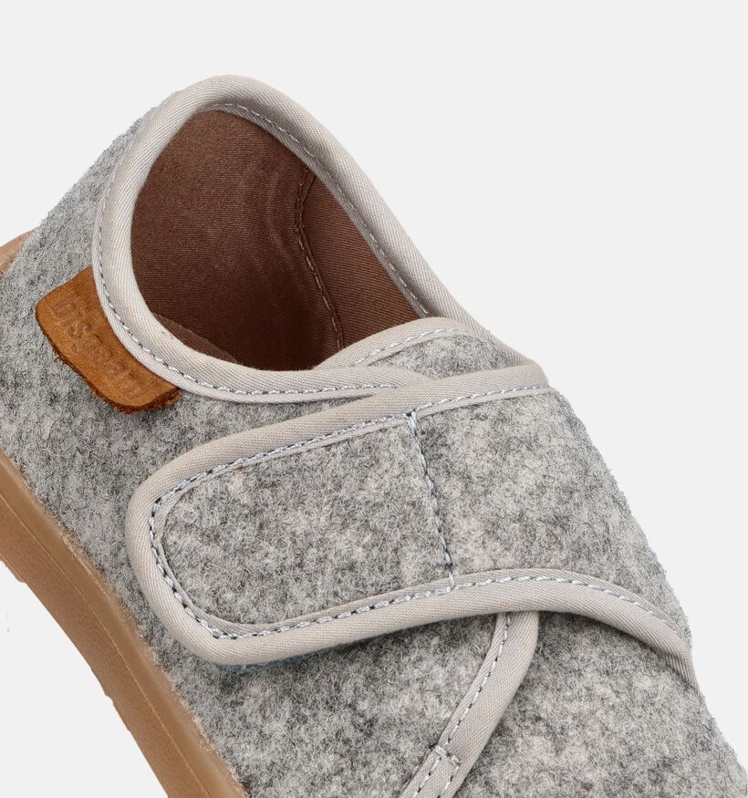 Bisgaard Pantoufles en Gris pour filles, gar&ccedil;ons (381032) - pour semelles orthop&eacute;diques
