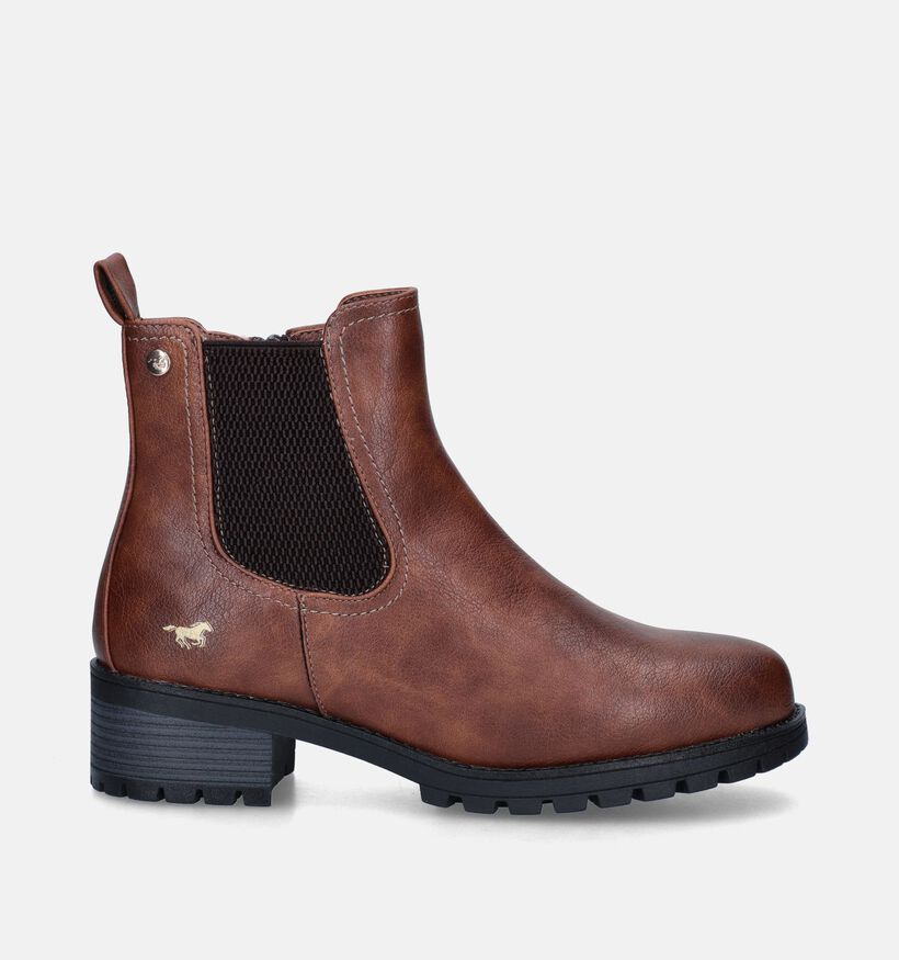 Mustang Cognac Chelsea boots voor dames (345434)
