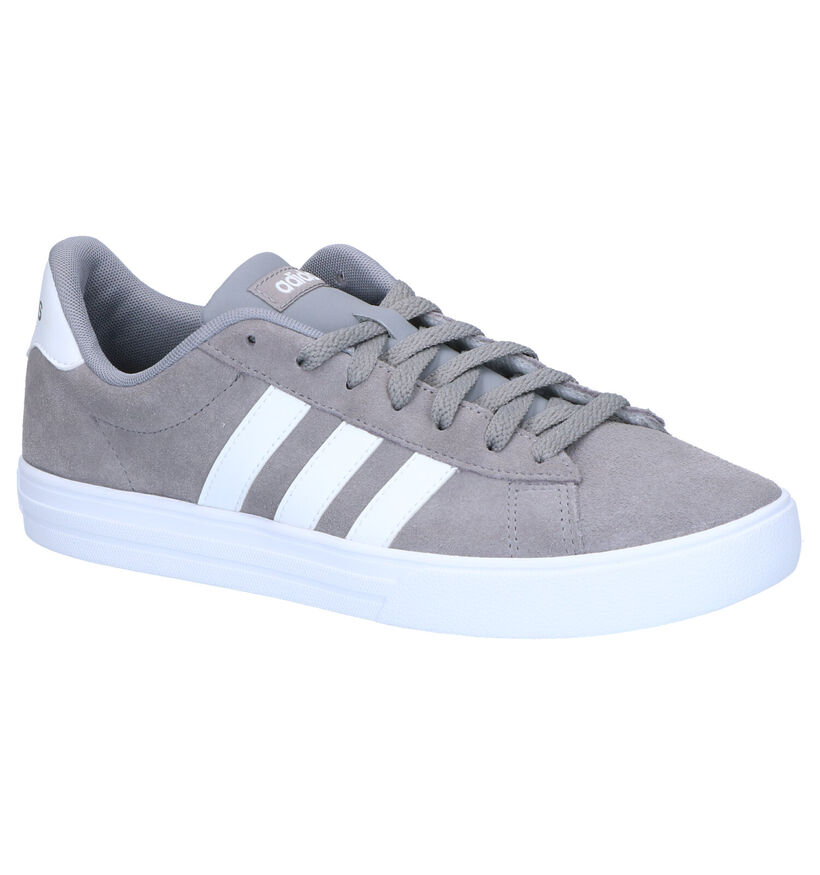 adidas Daily 2.0 Grijze Sneakers in kunstleer (264758)