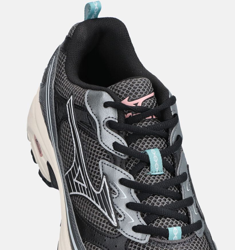 Mizuno MXR Sport Baskets en Noir/Gris pour hommes (376421)