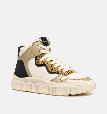 Geox Hoge schoenen Zwart/Wit