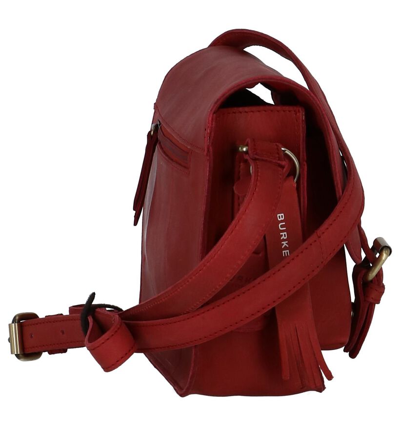 Rode Crossbodytas Burkely Daisy in leer (249374)