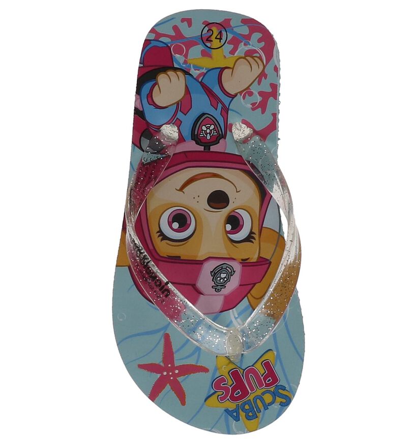 Paw Patrol Tongs en Turquoise en synthétique (245852)