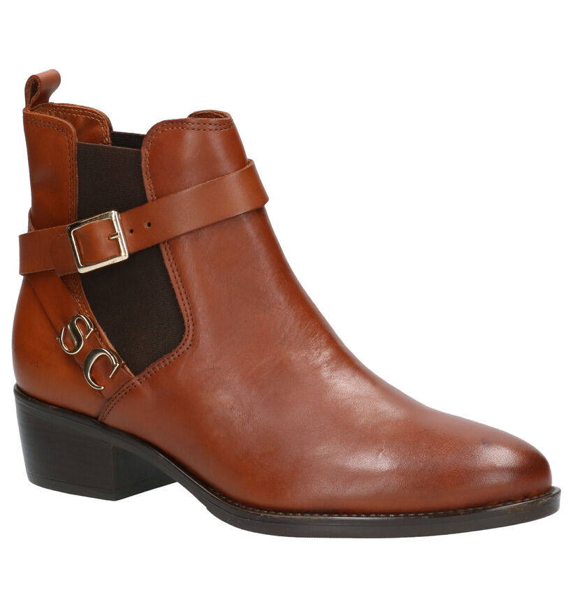 Scapa Cognac Boots in leer (259171)