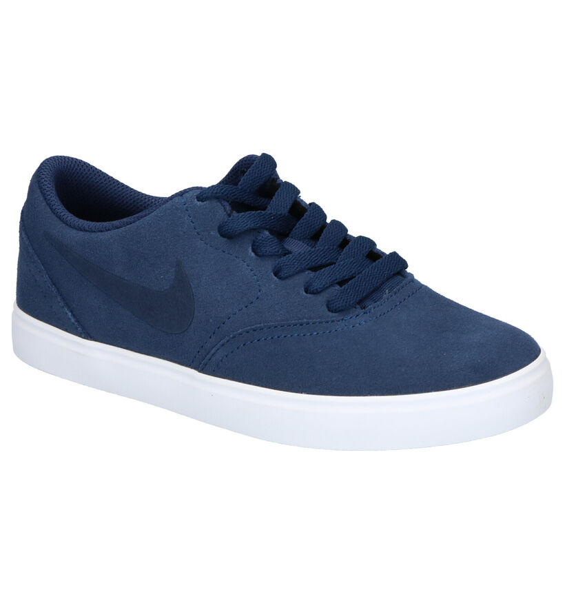 Nike SB Check Zwarte Sneakers in daim (254083)