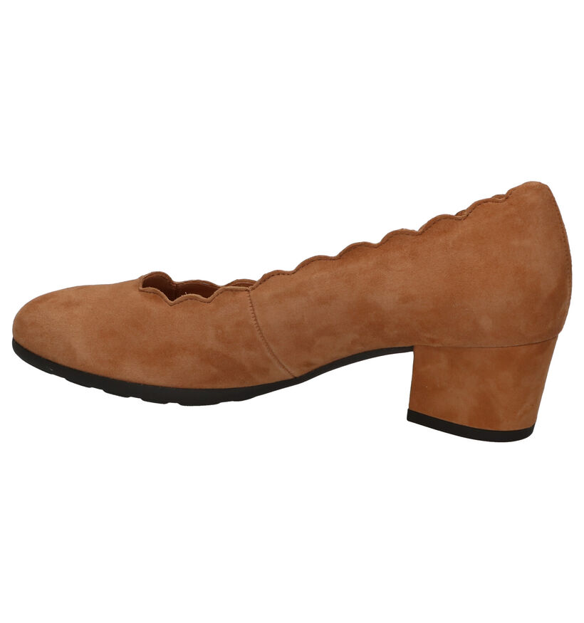 Gabor Cognac Pumps in nubuck (282462)