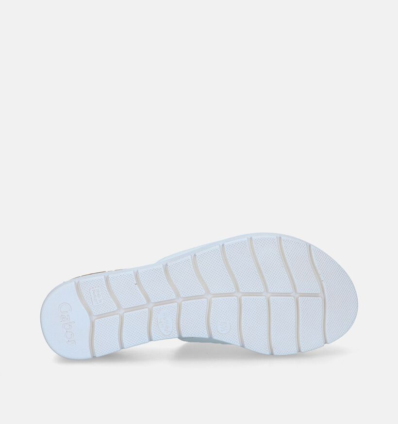 Gabor Witte Slippers Met Sleehak voor dames (339497)