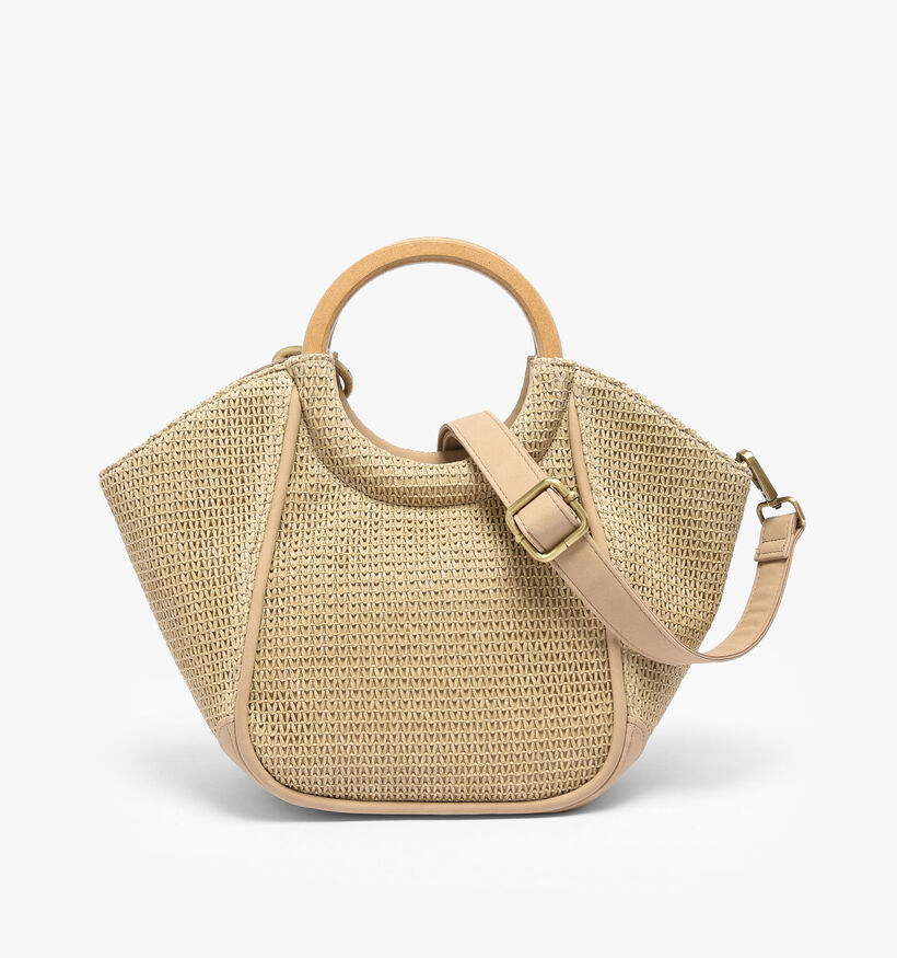 Woomen Crocus Beige Handtas met Riem voor dames (370786)