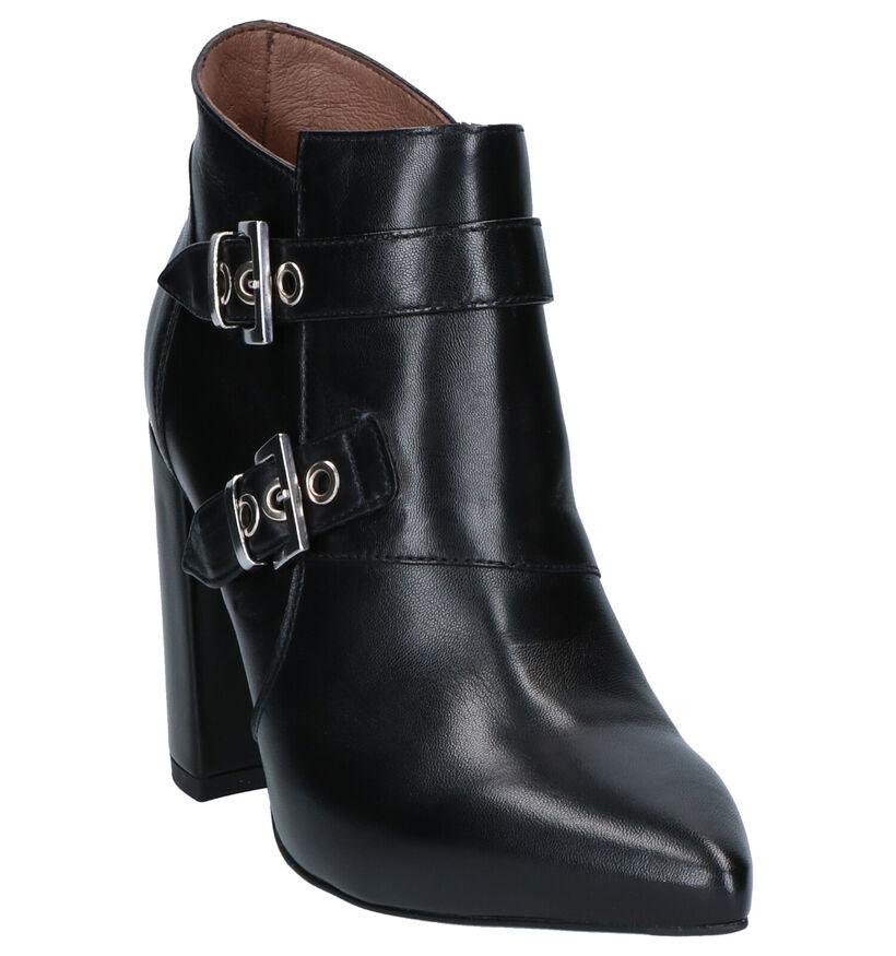 NeroGiardini Bottillons à talons en Noir en cuir (259815)