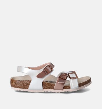 Birkenstock Sandales Saffiano Iridescent Light Rose/Electric Metallic Pearl/Copper