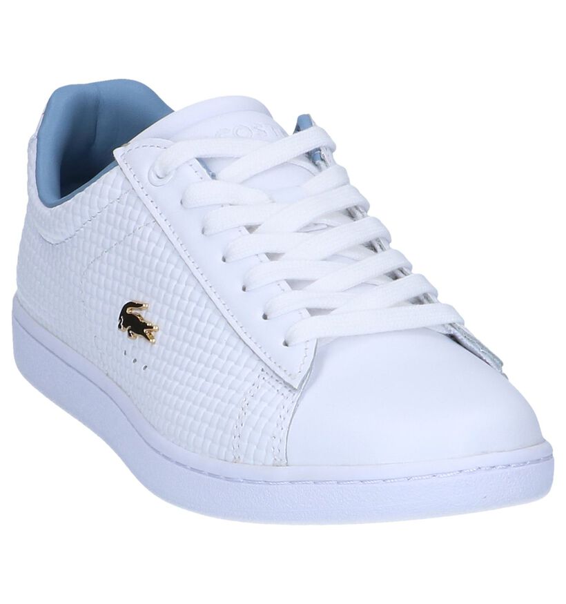 Lacoste Carnaby Evo Witte Sneakers in leer (267978)
