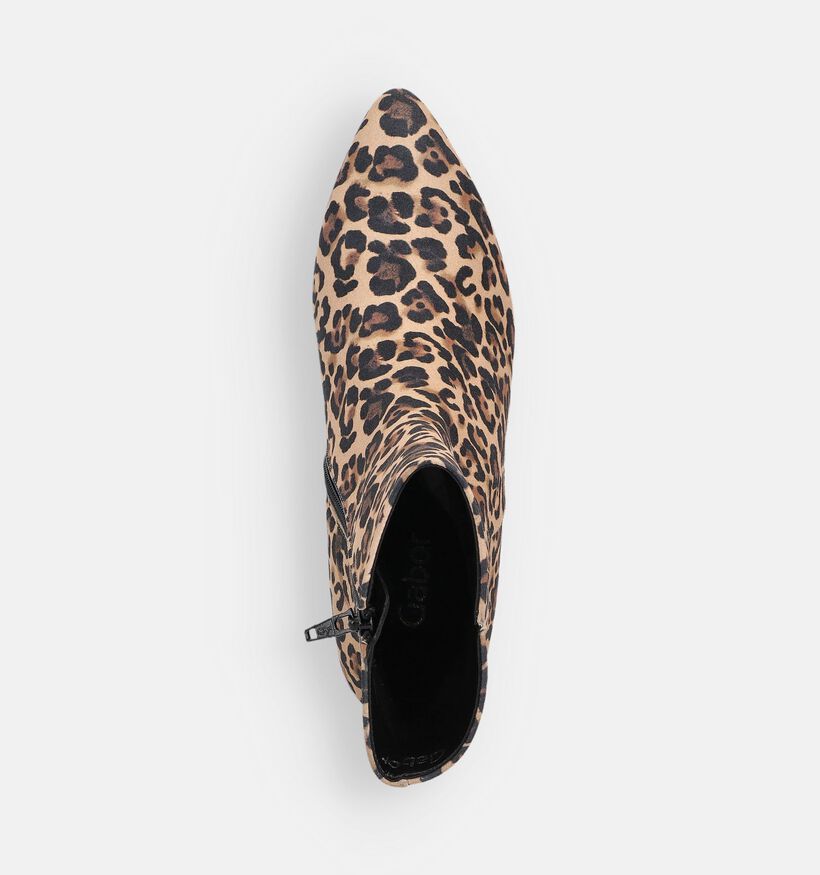 Gabor Bottines à talons en Beige/Marron pour femmes (363141) - pour semelles orthopédiques