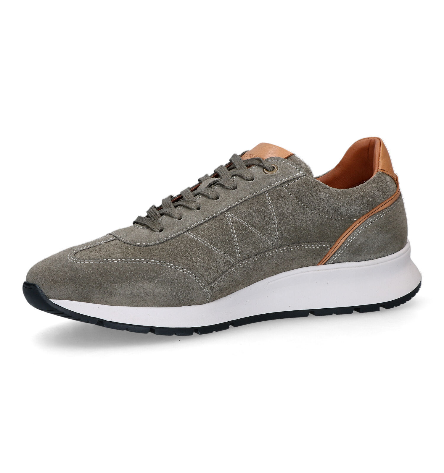 River Woods Loic Kaki Veterschoenen Heren Lage schoenen Online op TORFS.BE