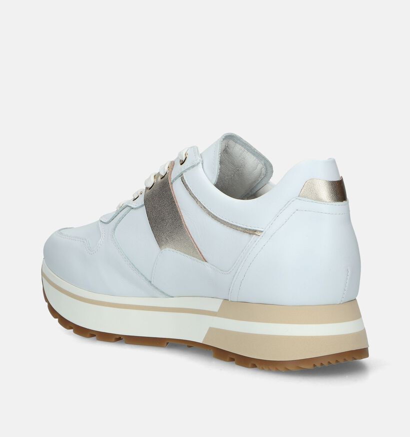 NeroGiardini Witte Sneakers voor dames (339444) - geschikt voor steunzolen