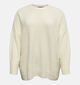 Vero Moda Curve Boom Lichtbeige Trui voor dames (362609)