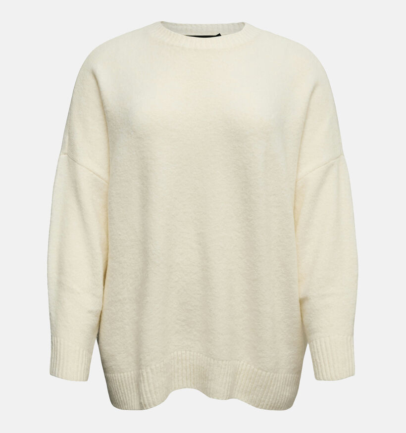 Vero Moda Curve Boom Lichtbeige Trui voor dames (362609)
