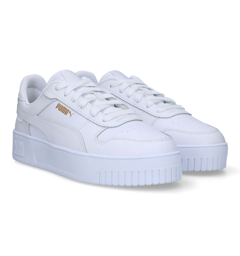 Puma Carina Street Witte Sneakers voor dames (318663) - geschikt voor steunzolen