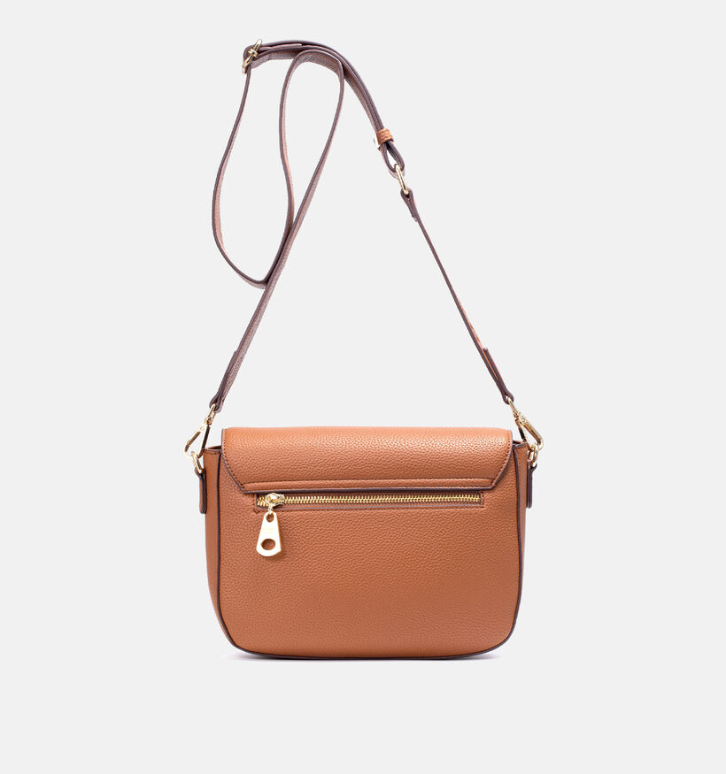 Laurent David Zwarte Crossbody tas Laurent David Cognac Crossbodytas voor dames (365118)