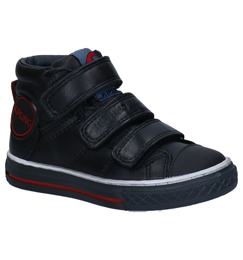 Kipling Dave Bottines en Noir pour gar&ccedil;ons (282899) - pour semelles orthop&eacute;diques