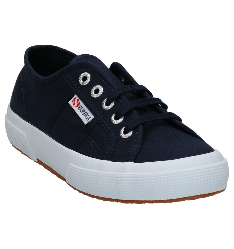 Superga Grijze Sneakers in stof (284295)