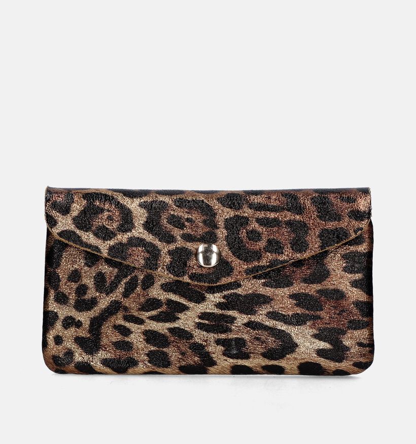 Via Limone Bruine Geldbeugel voor dames (344299)