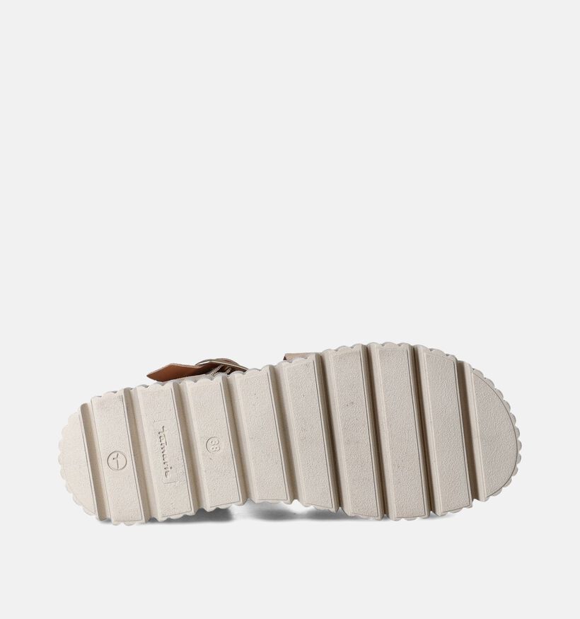 Tamaris Sandales à plateforme en Beige pour femmes (354400)
