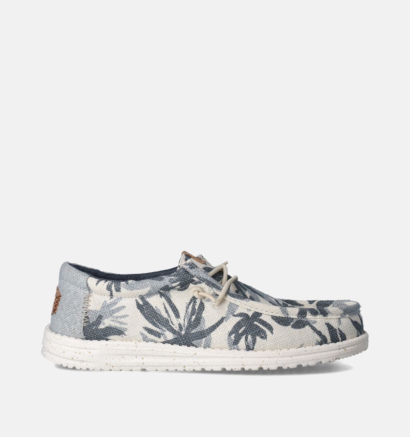 HEYDUDE Wally Palm Jute Chaussures à enfiler en Gris pour hommes (353484) - pour semelles orthopédiques