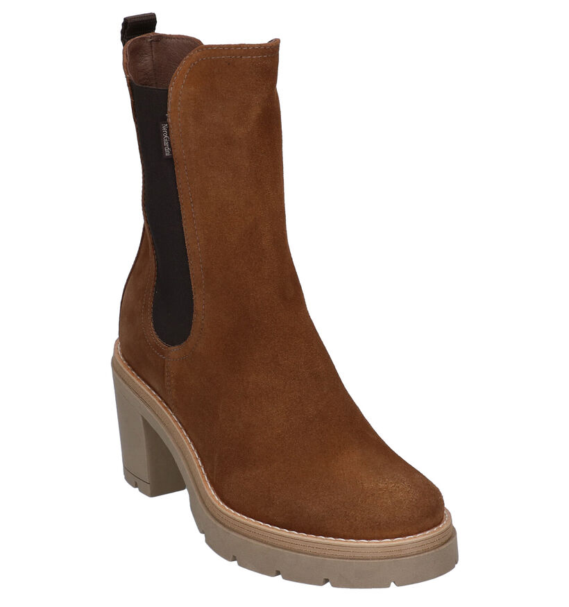 NeroGiardini Bottines à talons en Cognac pour femmes (296598)