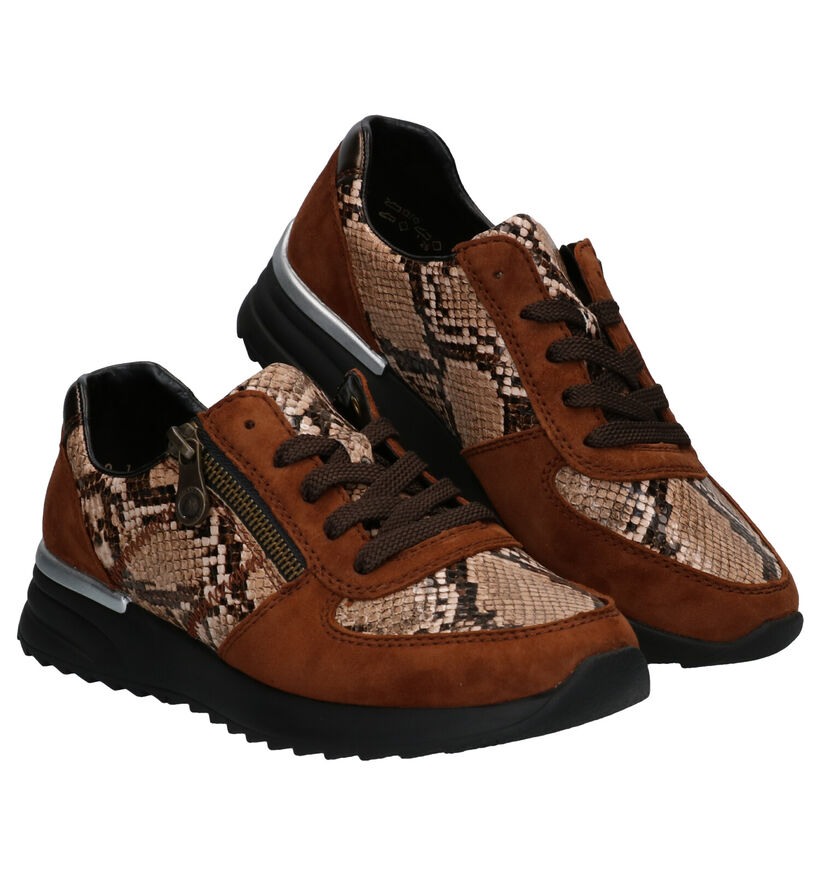 Rieker Blauwe Sneakers in nubuck (287464)