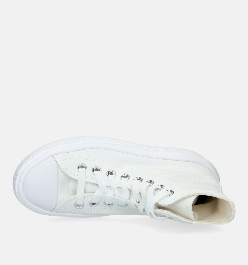 Converse Chuck Taylor All Star Move Platform Baskets en Blanc pour femmes (327859) - pour semelles orthopédiques