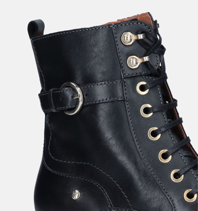 Pikolinos Llanes Bottines avec lacets en Noir pour femmes (346195)