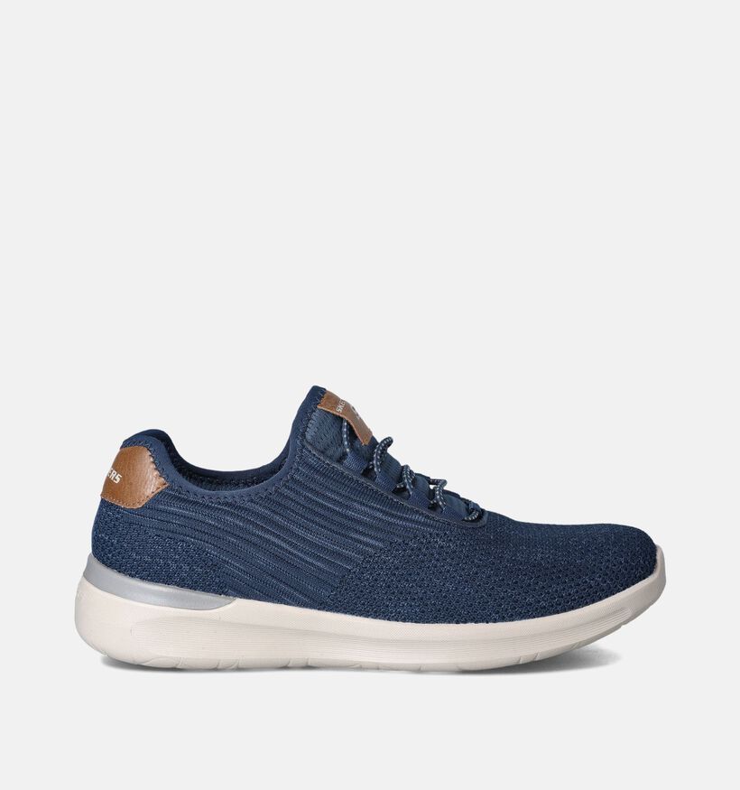 Skechers Lattimore Coringa Blauwe Sneakers voor heren (351872) - geschikt voor steunzolen