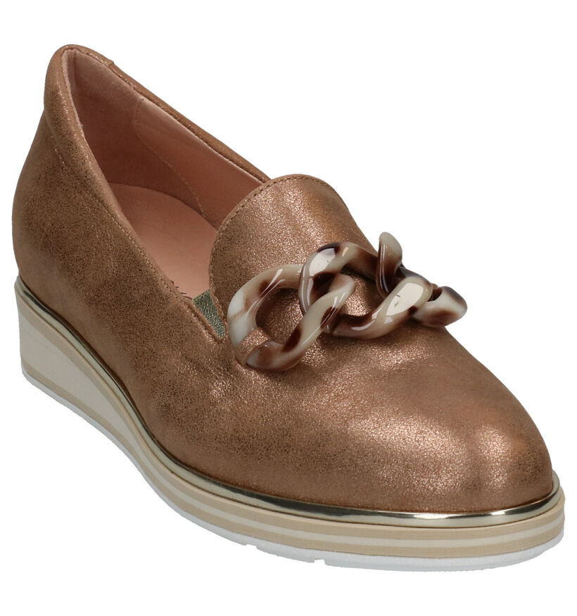Softwaves Chaussures slip-on en Bronze en nubuck (275380)