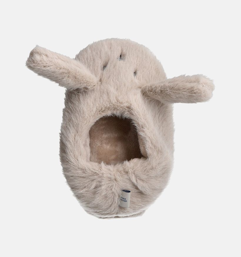 LIEWOOD Aviaja Rabbit Pantoufles en Taupe pour filles, garçons (359748)