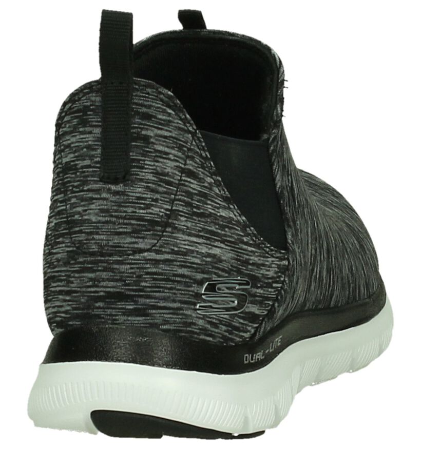 Skechers Air Cooled Zwarte Hoge Sneakers, , pdp