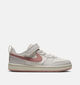 Nike Court Borough Low Baskets basses en Ecru/Gris pour filles (381057)