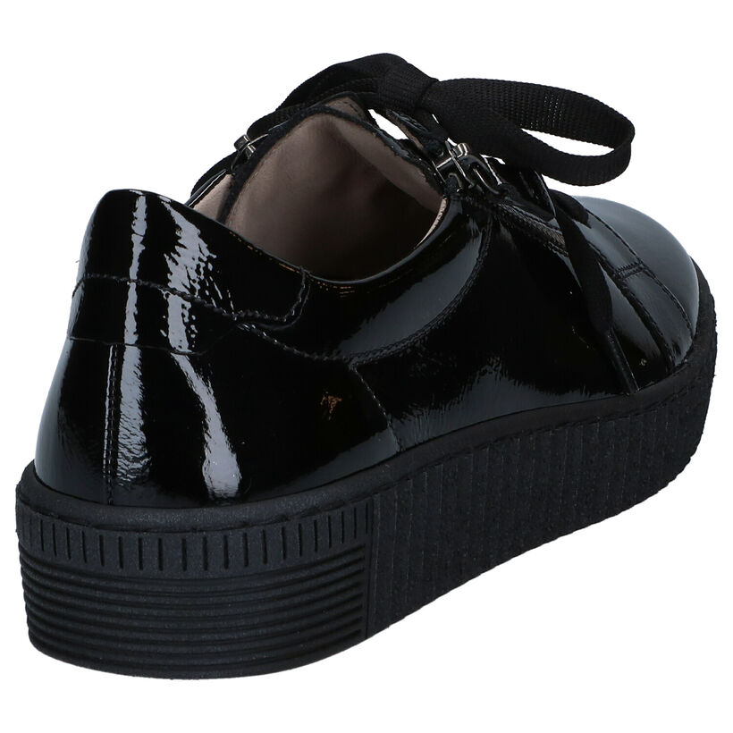Gabor Best Fitting Chaussures à lacets en Noir en simili cuir (277804)